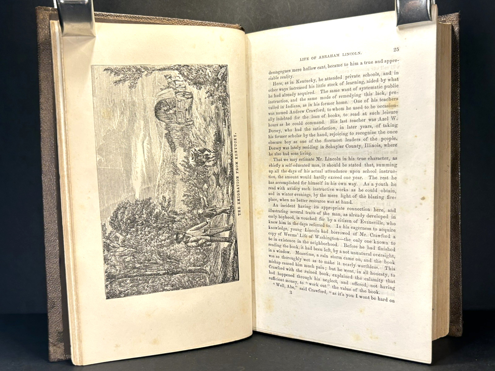 ABRAHAM LINCOLN by Barrett HISTORY Americana CIVIL WAR Slavery ILLUSTRATED 1865