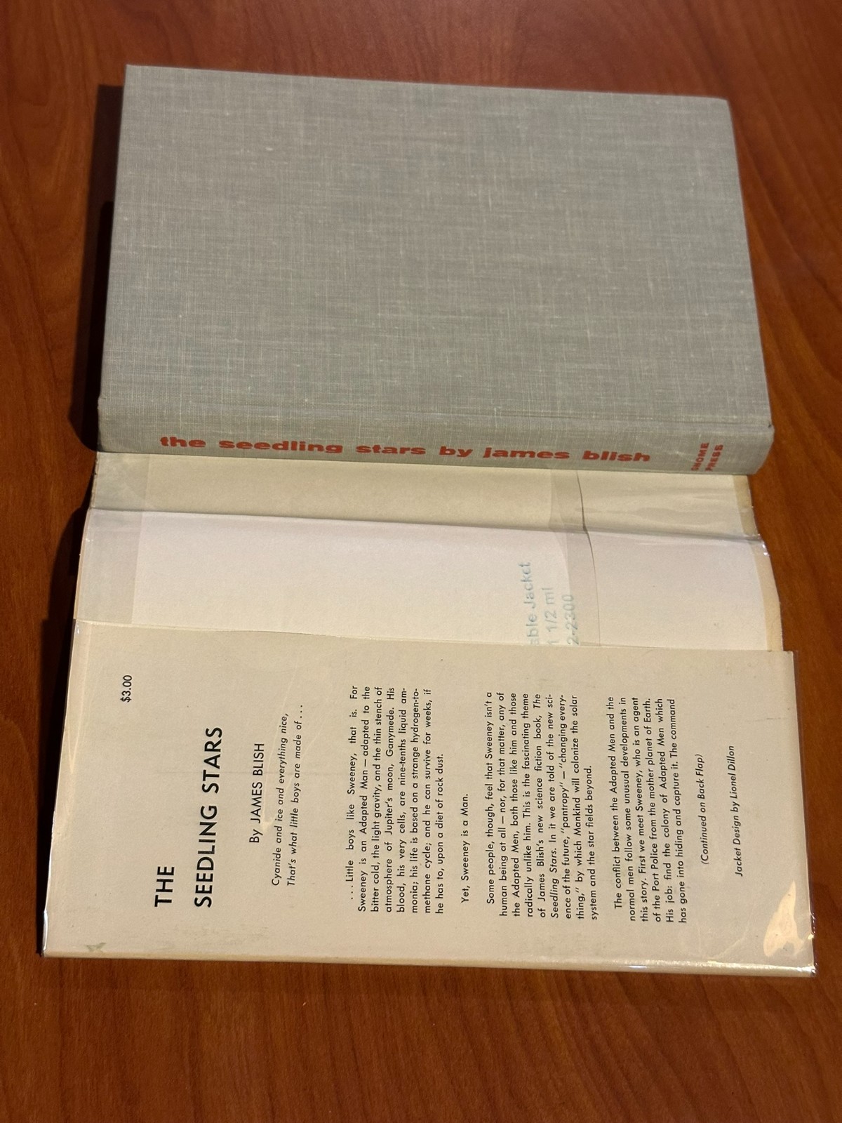 THE SEEDLING STARS by James Blish – HB/DJ 1957 FIRST – GNOME Press