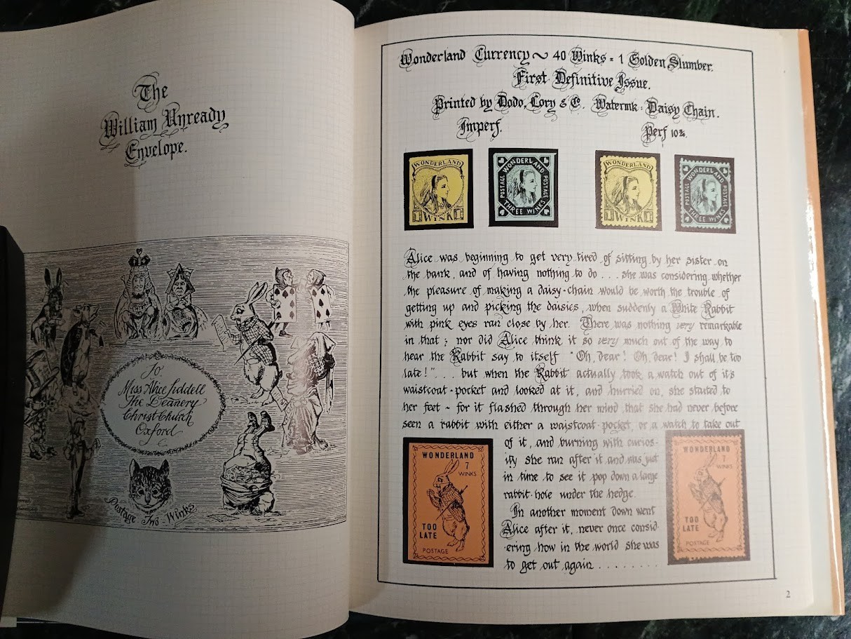 Alice Through the Pillar-Box… by Gerald M. King 1978 – Whizzard Press HC, LN!