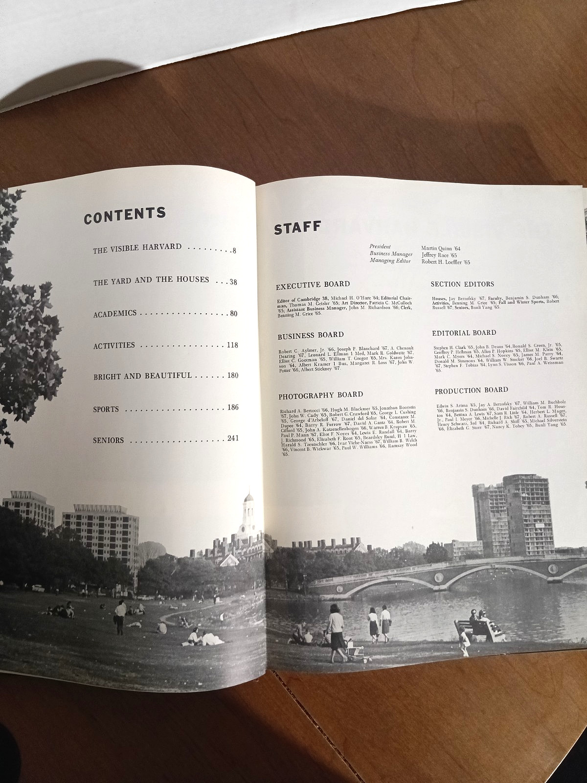 ~ HARVARD COLLEGE 1964 Yearbook Three Twenty Eight UNSIGNED ~