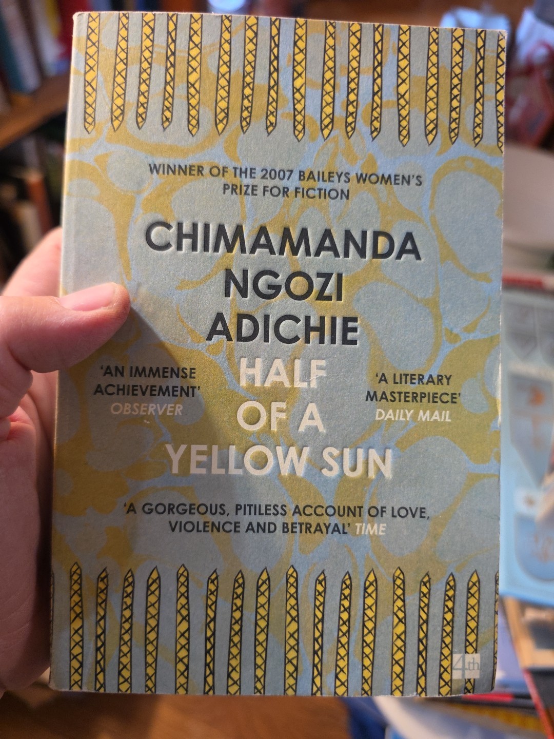 Half of a Yellow Sun By Chimamanda Ngozi Adichie Paperback
