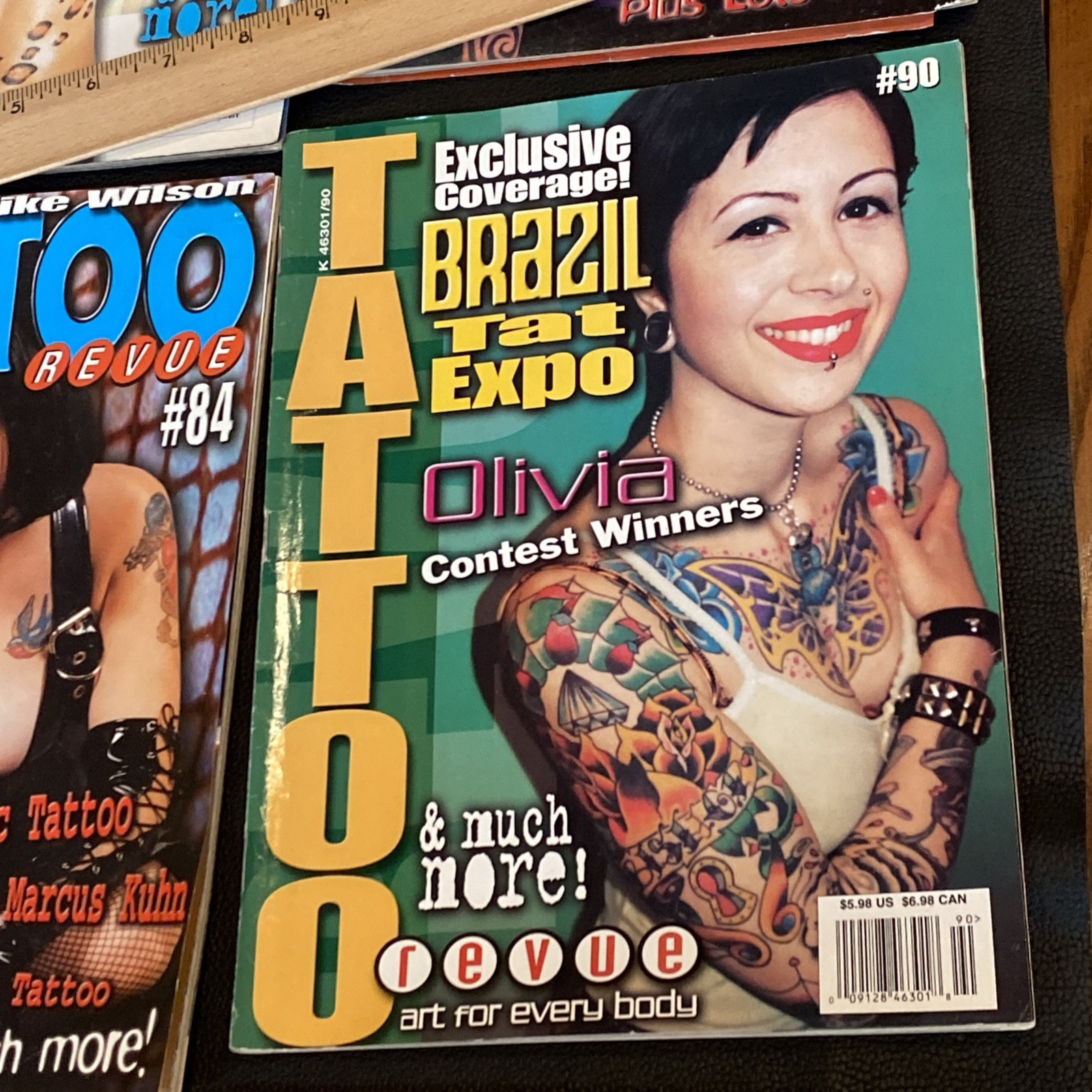 Lot of 17 Issue Vintage Tattoo Revue Magazine Late 1990s 2000s Ink Design Ideas