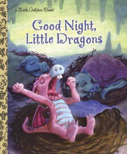 Good Night, Little Dragons (Little Golden Book) – Hardcover – GOOD