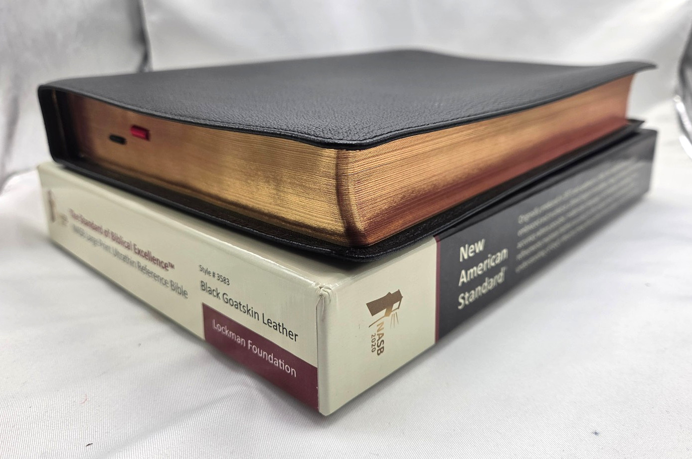 NASB 2020 Large Print Ultrathin Reference Bible BlackGoatskin Lockman Foundation