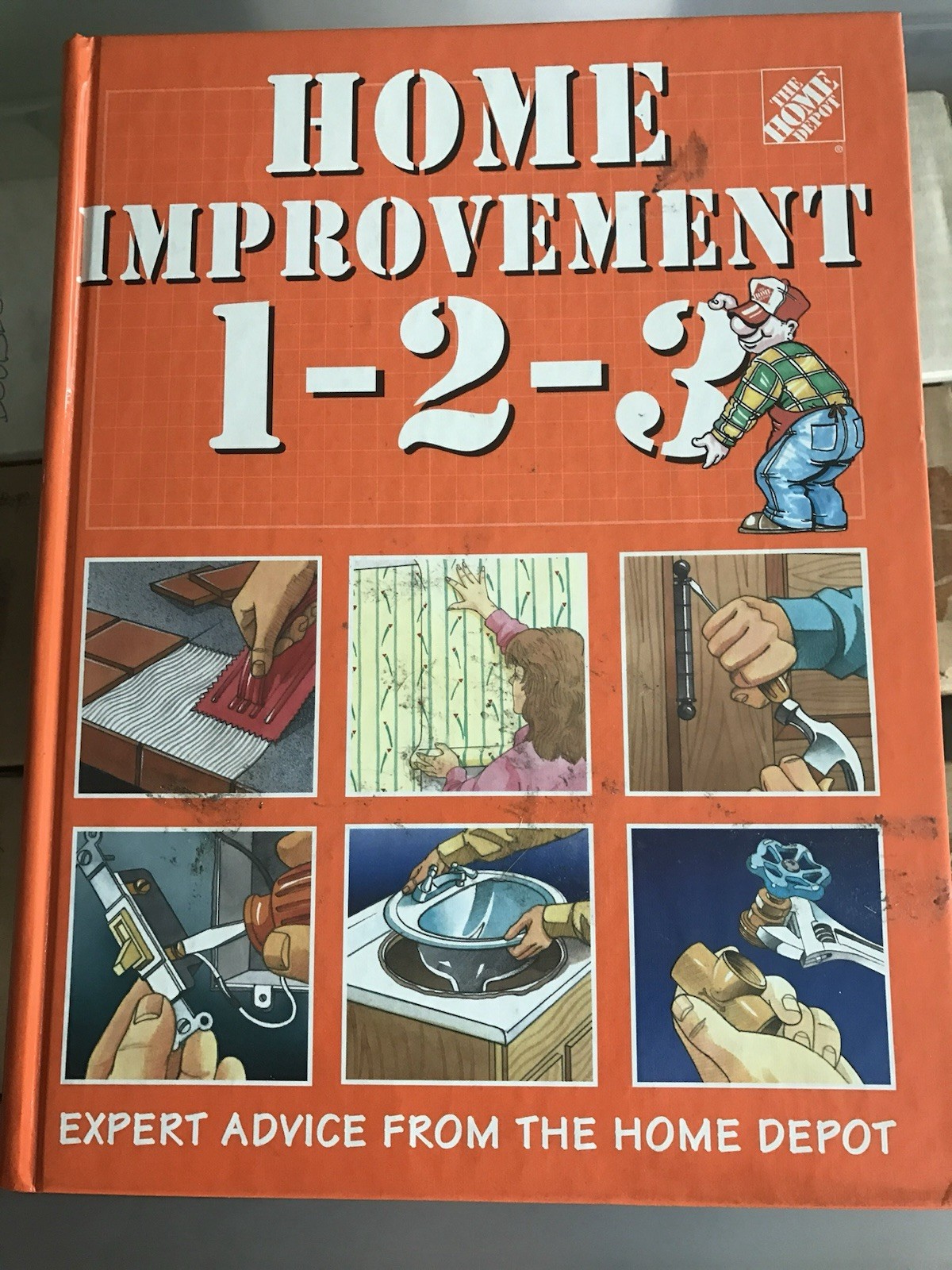 Home Improvement 1-2-3 Hardcover Book The Home Depot Home Depot Staff