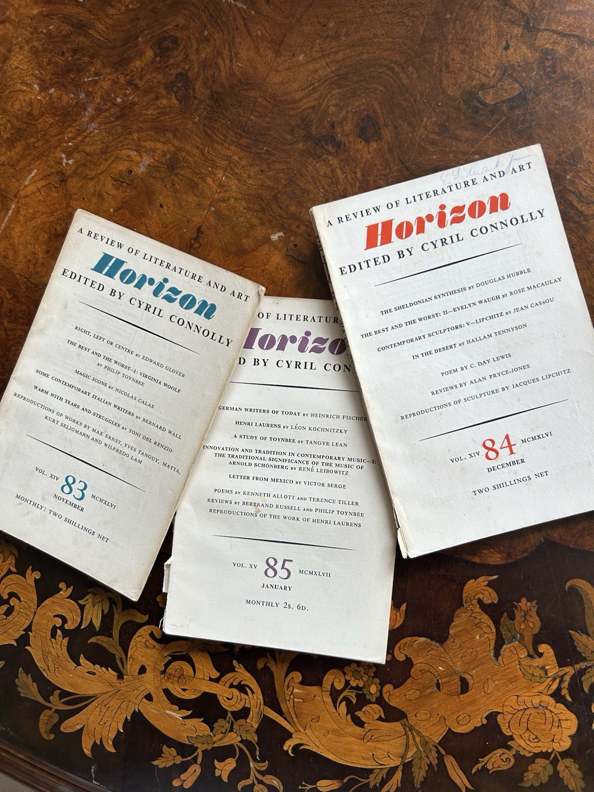 Horizon 3 copies 1946/7 Nos. 83/4/5