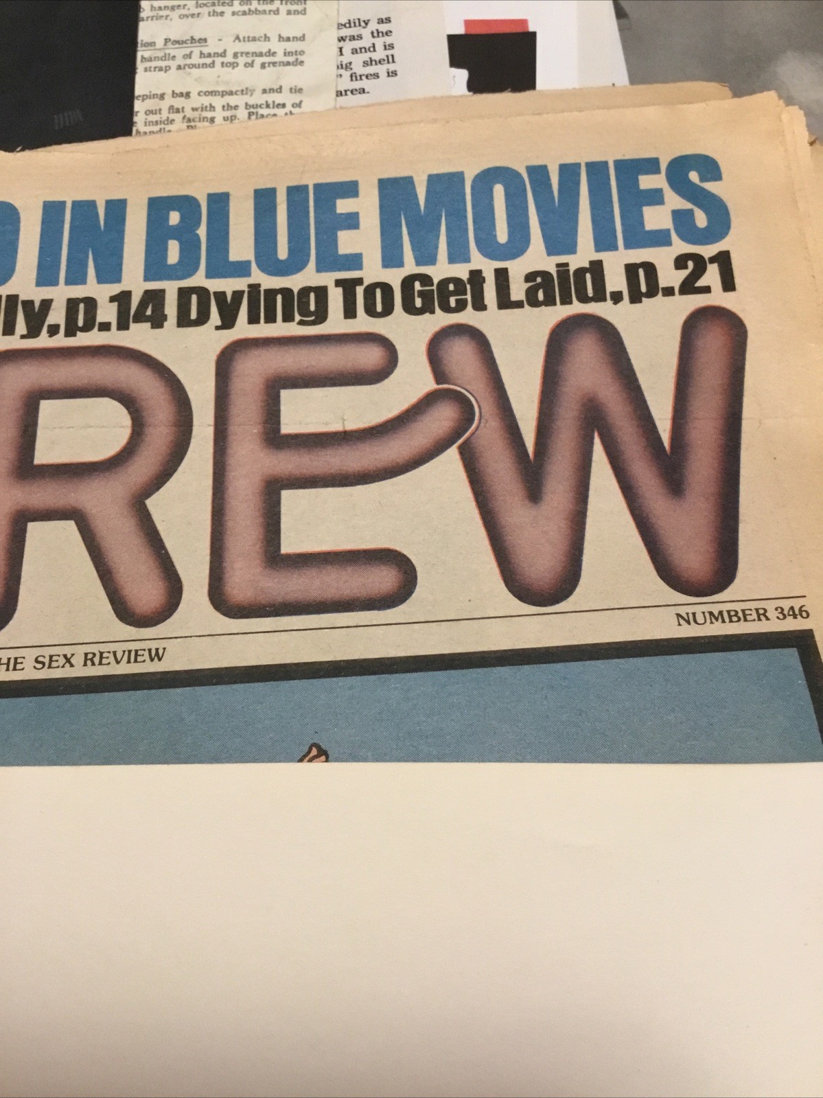 “SCREW » Underground Oct 1975 NYC Paper 47 B&W Pages C J Laing Interview