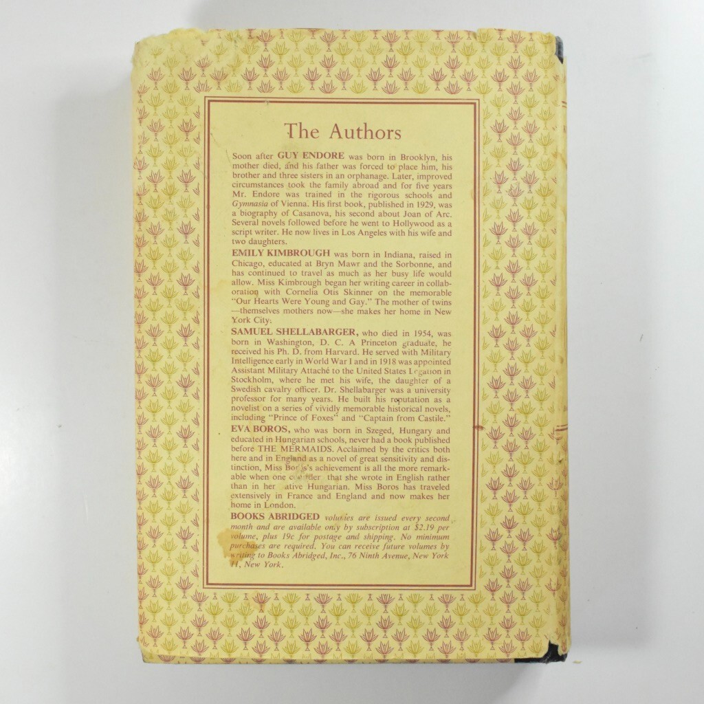 Books Abridged 4 in 1 – King Of Paris, Tolbecken, Etc. 1956 Hardcover Vintage