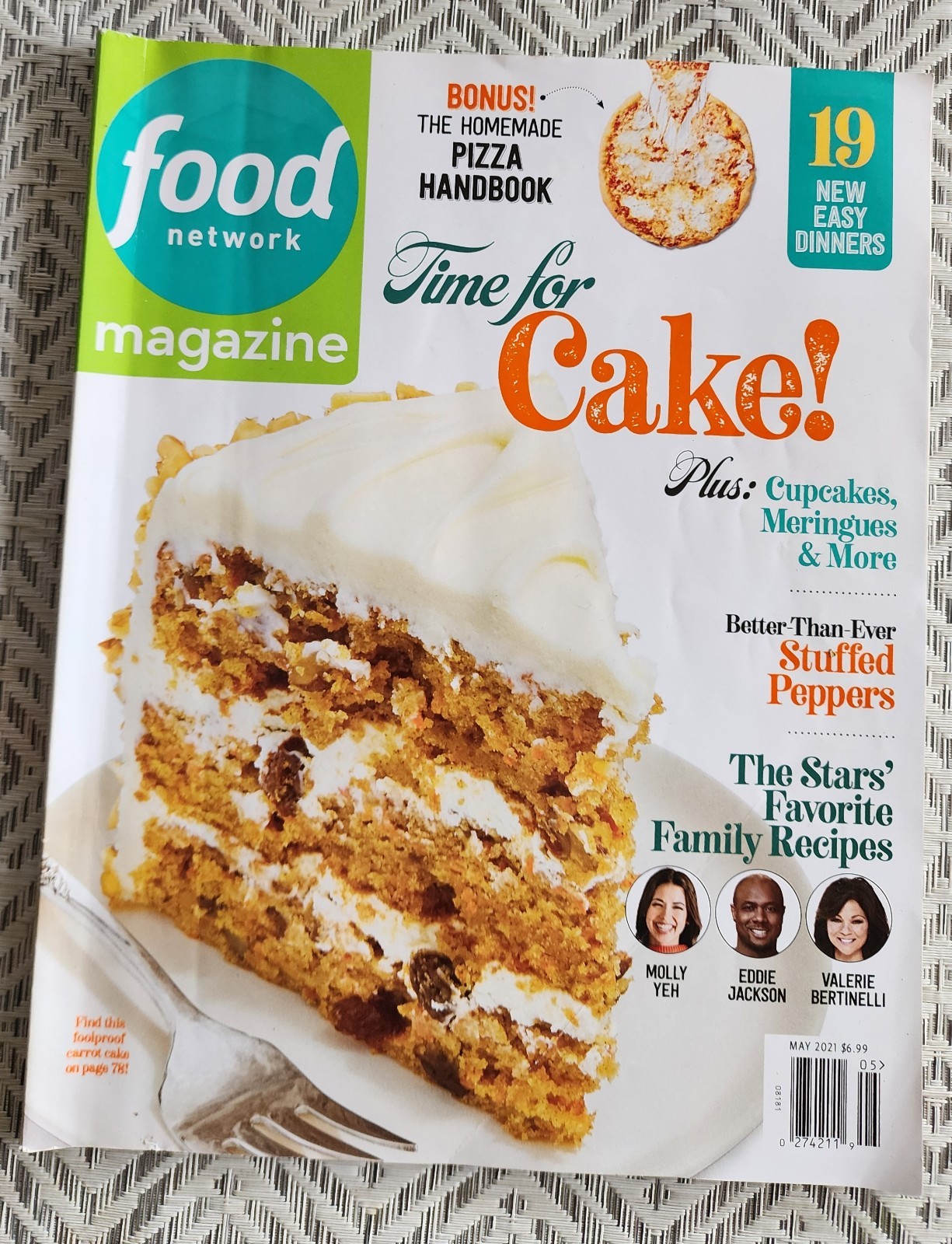 Food Network Magazine May 2021 Time for Cake! Cook Like a Star! 102 pages NEW