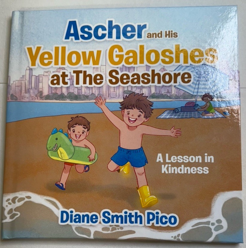 Usher And His Yellow Galoshes At The Seashore Kindness By Diane Smith Pico