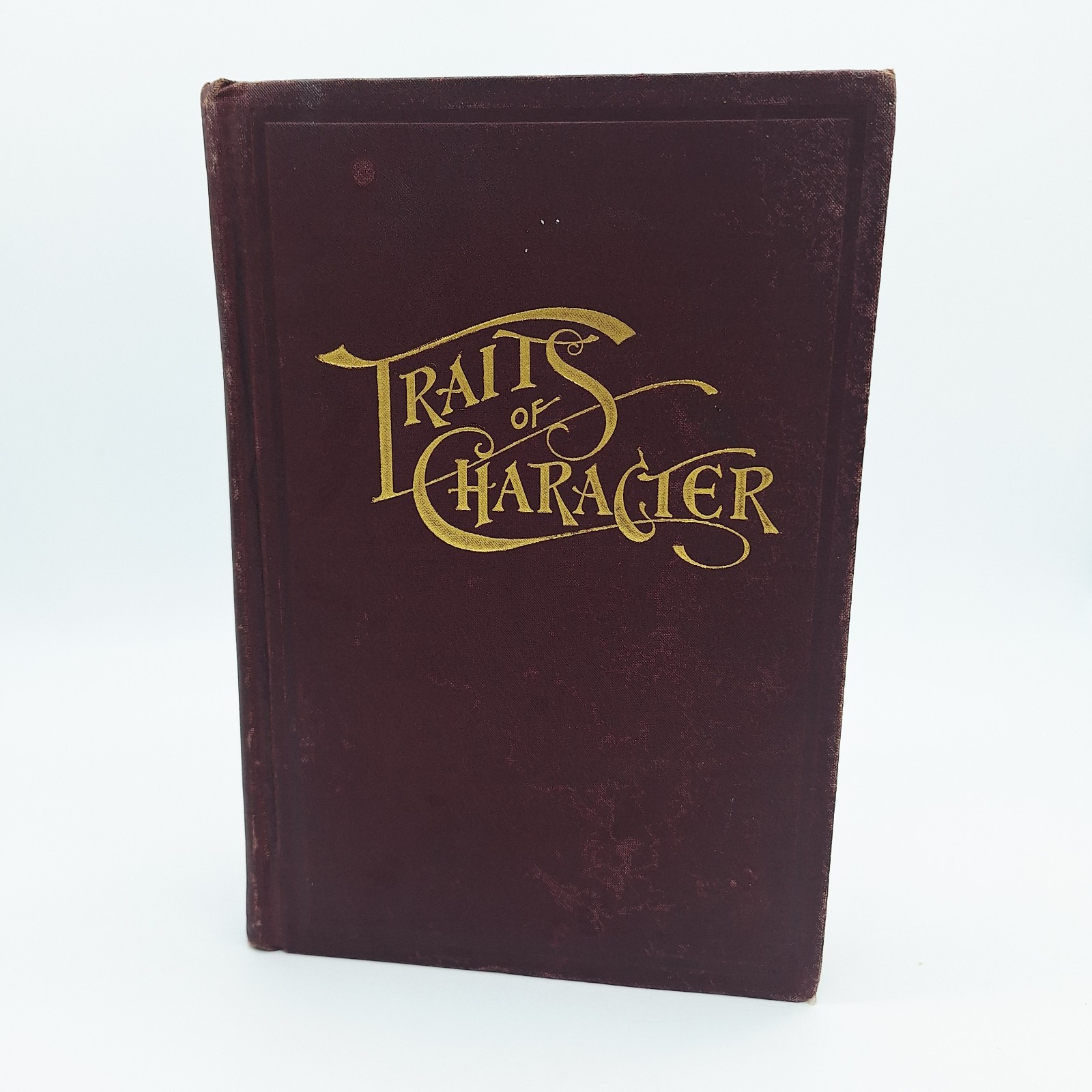 1898 « TRAITS OF CHARACTER » BOOK BY HENRY & E. L. KLETZING 371 PAGES
