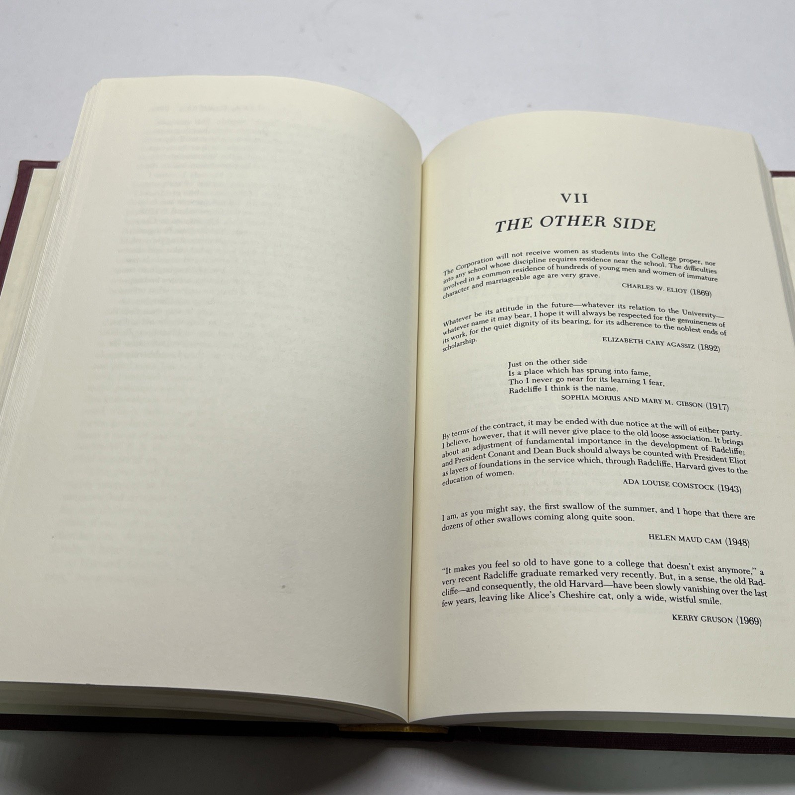 The Harvard Book, 350th Anniversary Edition By William Bentinck (1986) (HC)