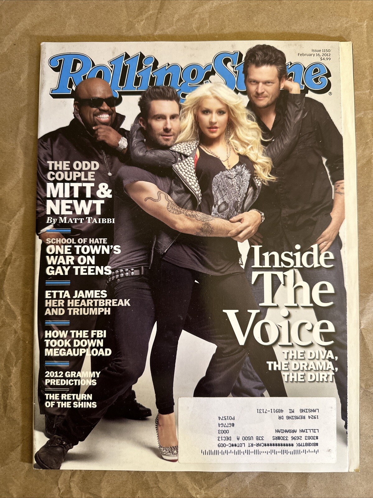 Rolling Stone Magazine Issue 1150 February 16, 2012 The Voice