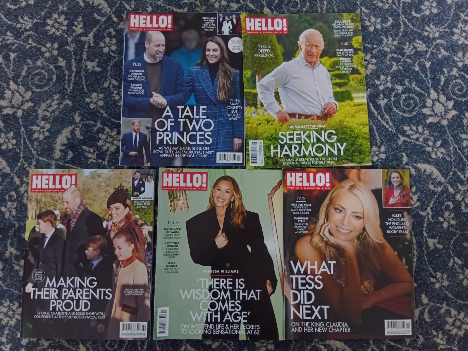 HELLO! Magazines – 5 Issues – January – February 2026 – Excellent Condition