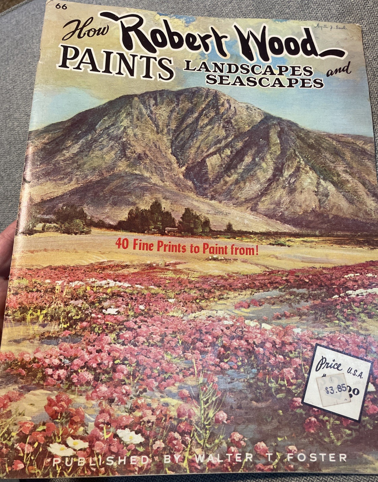 Walter T Foster How Robert Wood Paints Landscapes and Seascapes- Vintage