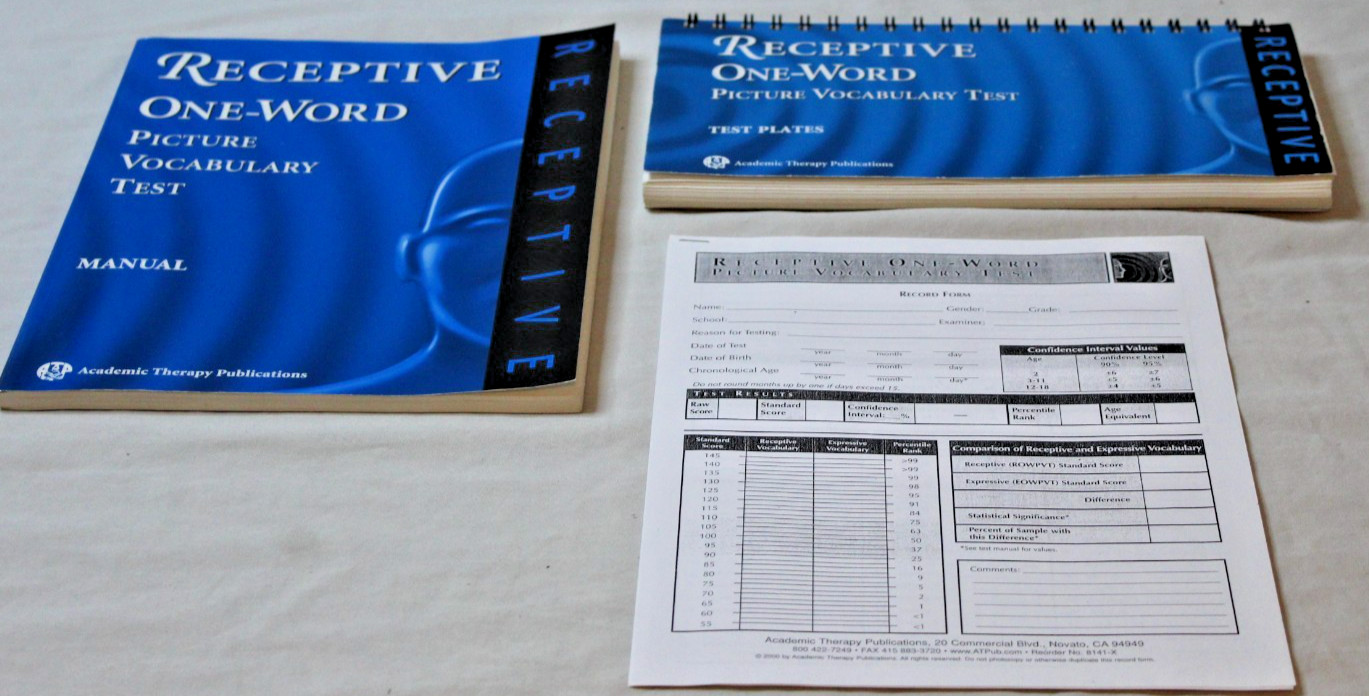 Academic Therapy Publications Receptive One-Word Picture Vocabulary Test Set