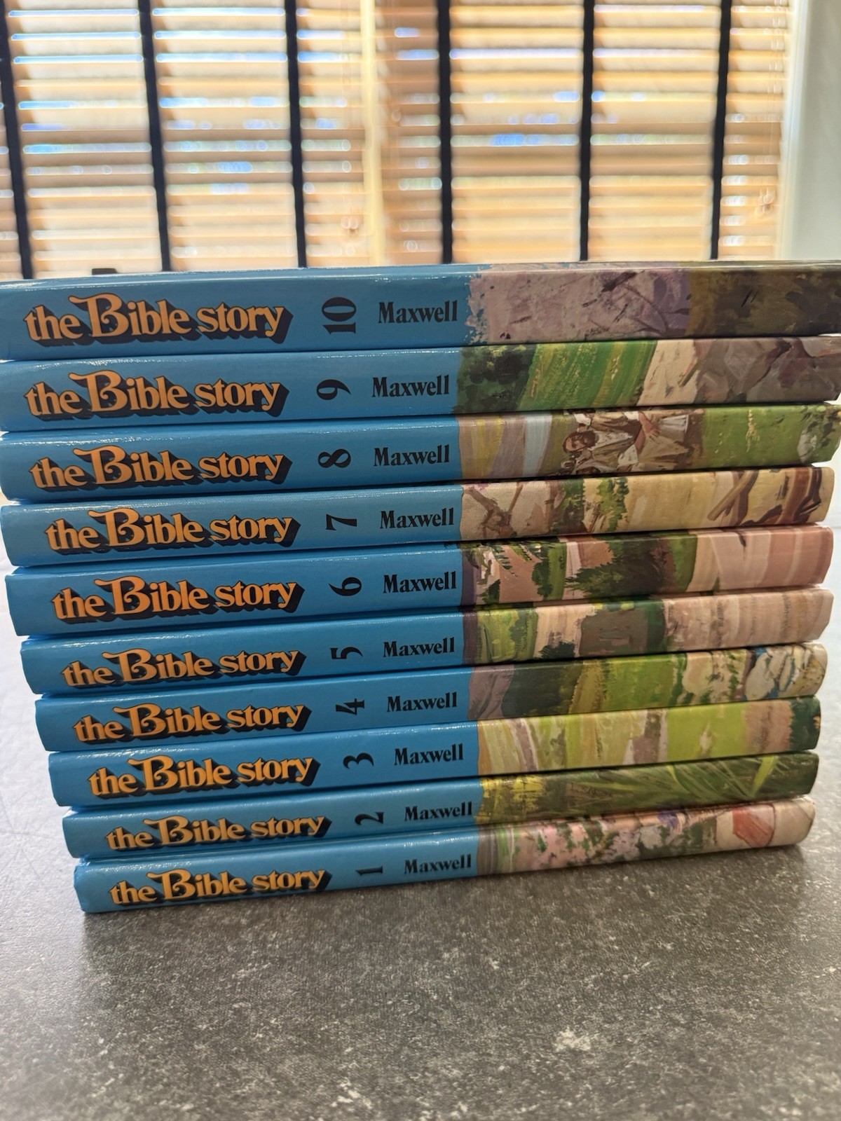 The Bible Story 10 Volume Set By Arthur S. Maxwell Hardcover Religious Books