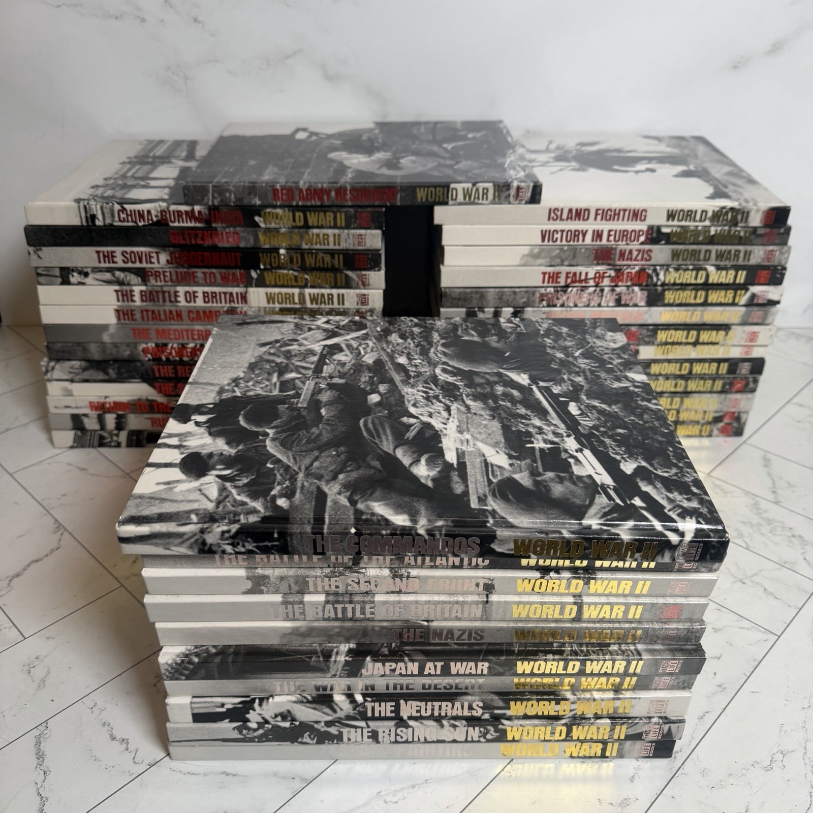 Time Life Books World War II Set of Books *Pick your Volumes* Red and Silver Vol