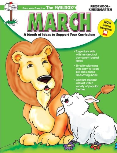MARCH: A MONTH OF IDEAS AT YOUR FINGERTIPS!: By The Mailbox Books Staff *VG+*