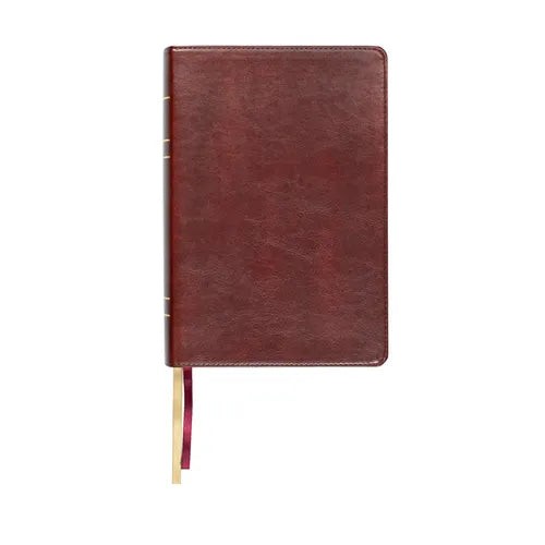 Lsb Large Print Wide Margin Paste-Down Reddish-Brown Faux Leather – Imitation