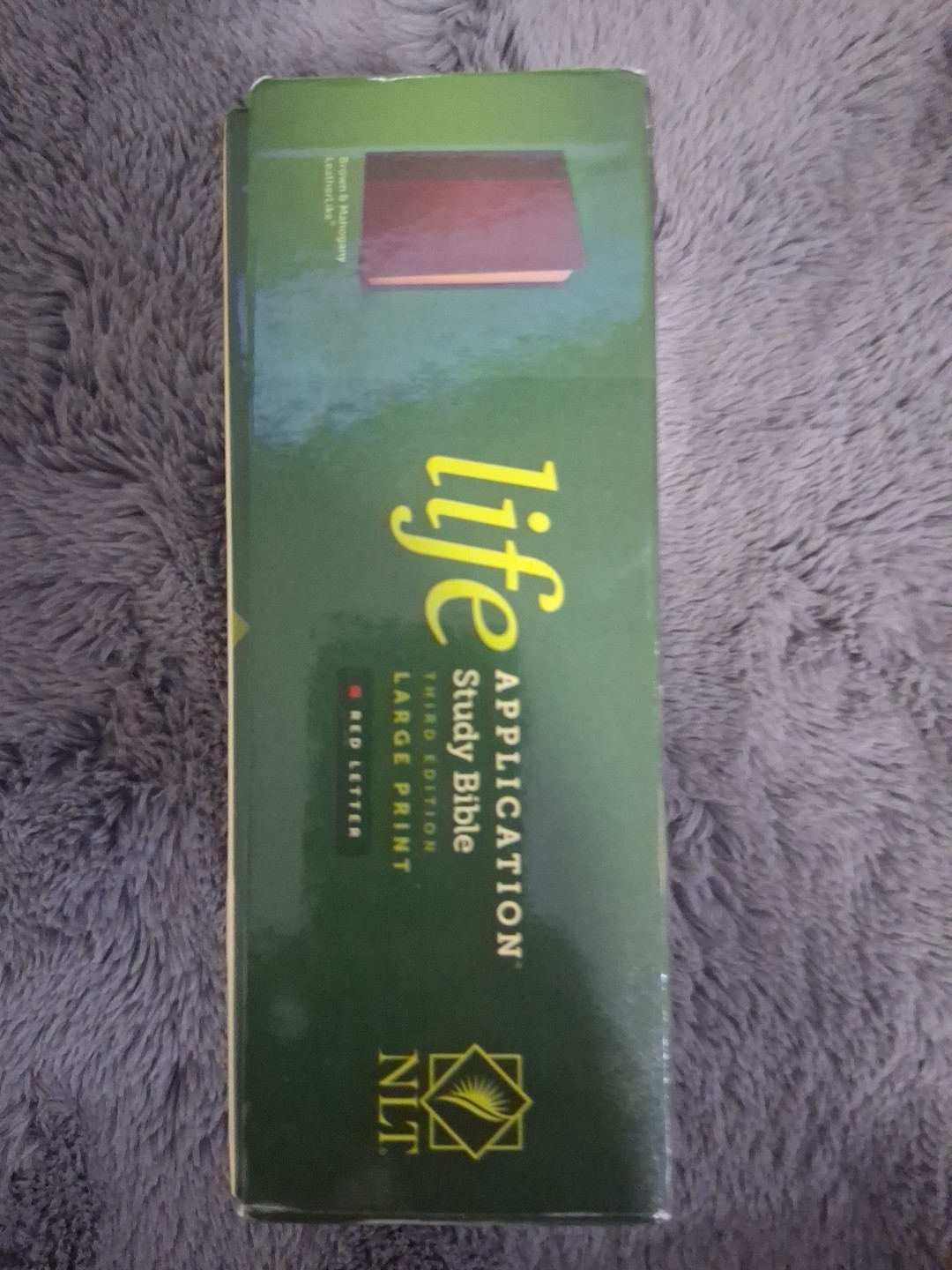 NLT Life Application Study Bible • Brown LeatherLike • Large Print $74.99 Retail
