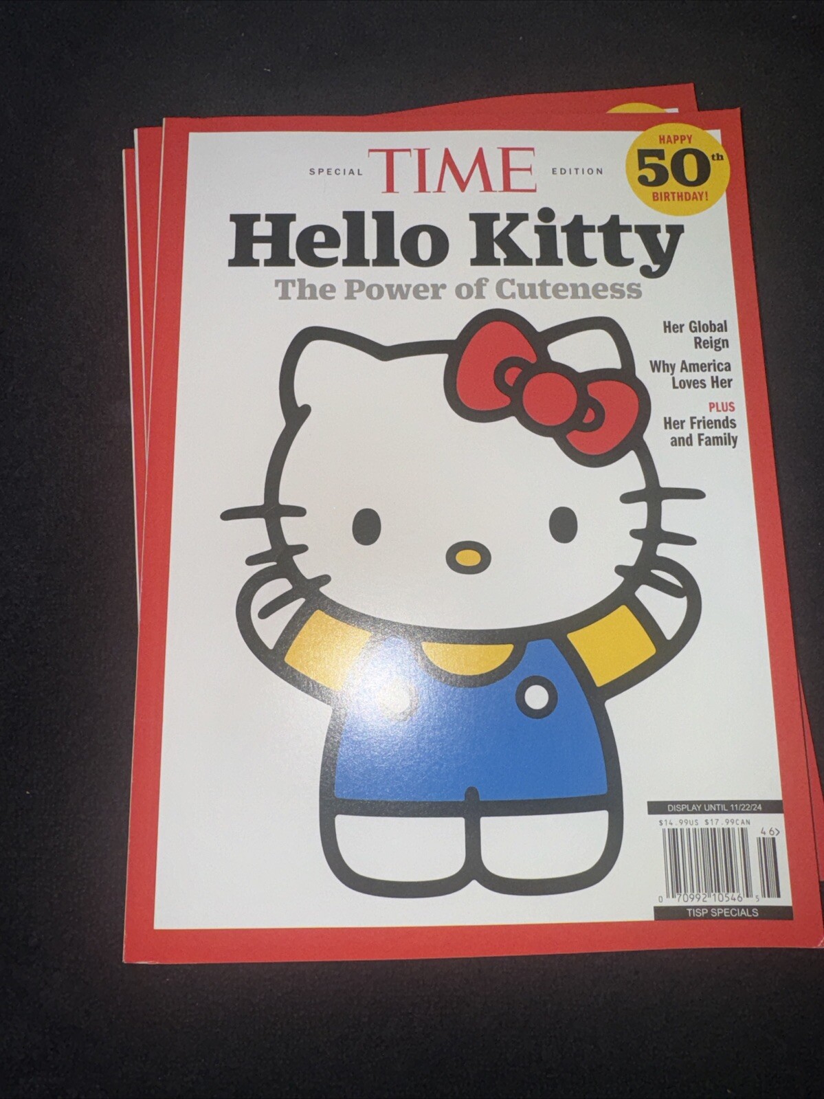 Hello Kitty Special Time Edition Magazine Power Of Cuteness Happy 50th Birthday