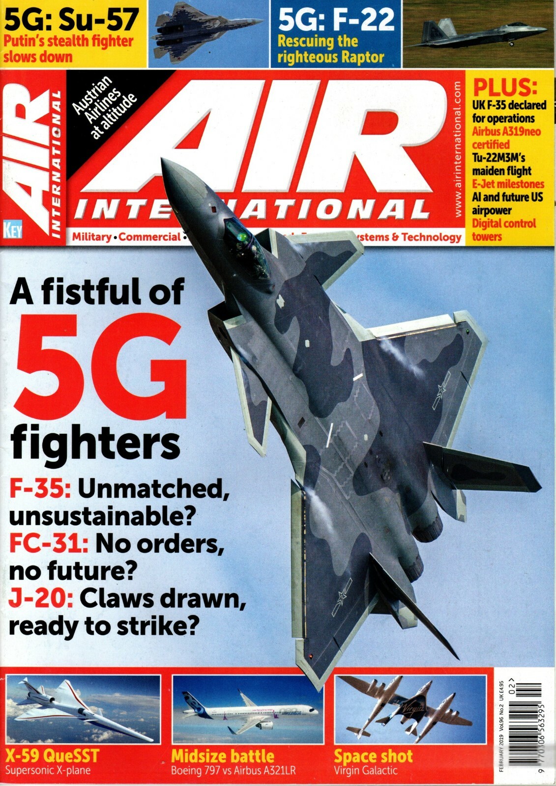 Air International Magazine Back Issues 2019 2020 2021 Selection