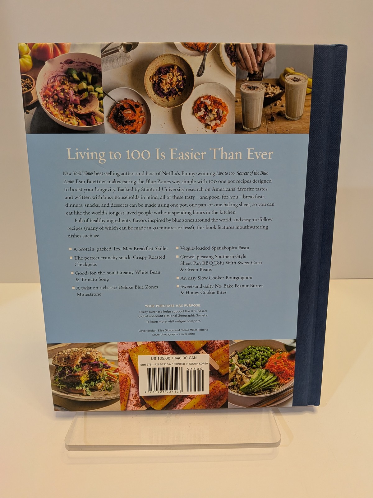 The Blue Zones Kitchen One Pot Meals: – Hardcover, by Buettner Dan – Like New