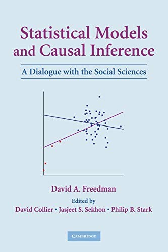 Freedman – Statistical Models and Causal Inference – paperback or soft – G555z