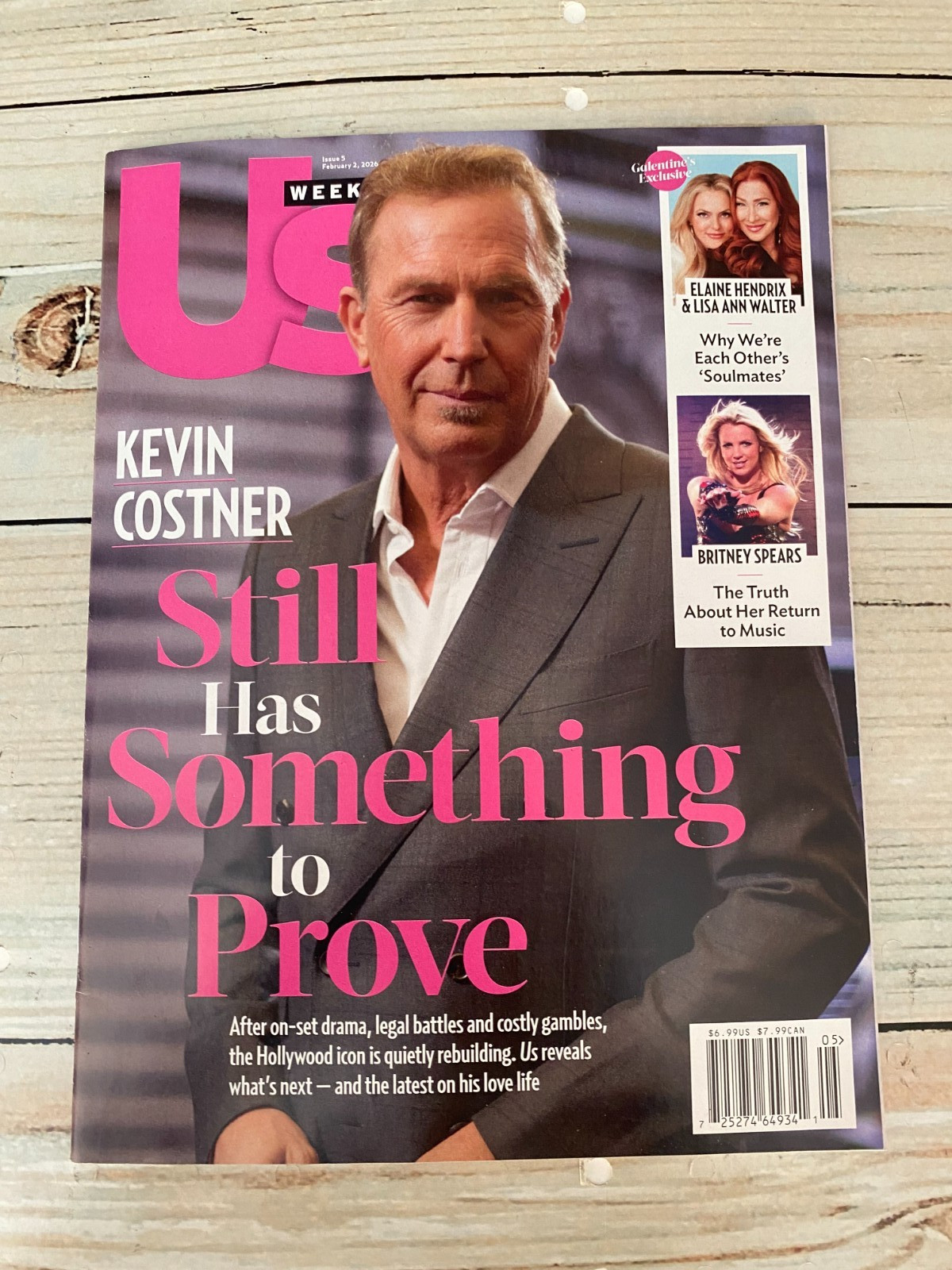 US Weekly February 2, 2026 issue 5 Magazine Kevin Costner