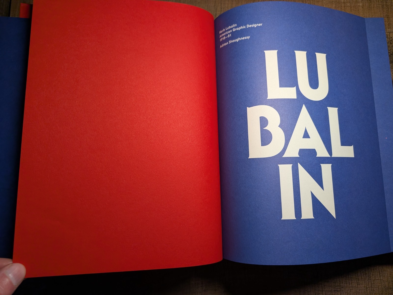 Herb Lubalin AMERICAN GRAPHIC DESIGNER 1918-1981 Limited Edition #922 of 2000