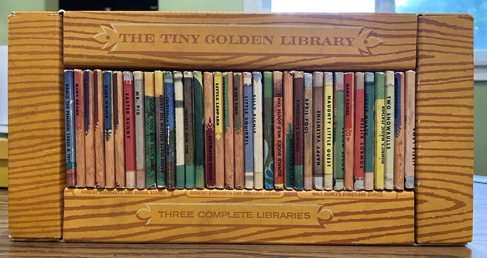 The Tiny Golden Library Vintage Retro Nursery Children Mini Books