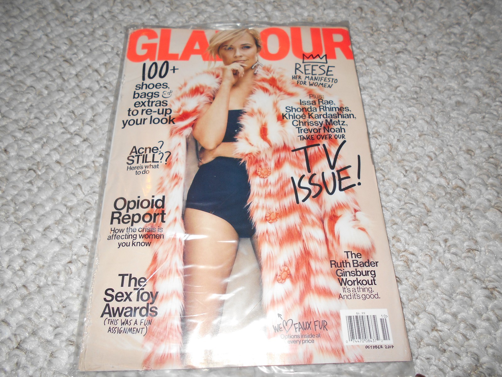 Glamour Subscriber Sealed 2017 Reese Witherspoon Issa Rae Shonda Rhimes