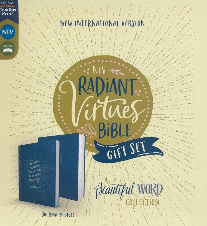 NIV Radiant Virtues Bible: A Beautiful Word Collection-Coloring Pages NEW IN BOX