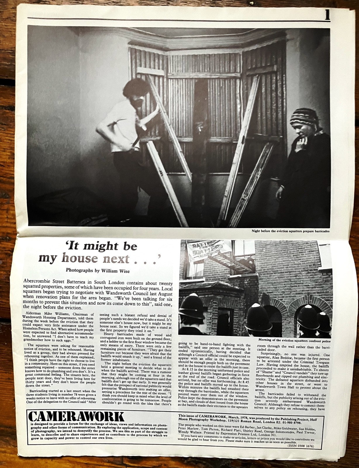 Camerawork magazine #9 March 1978 The Picture Story