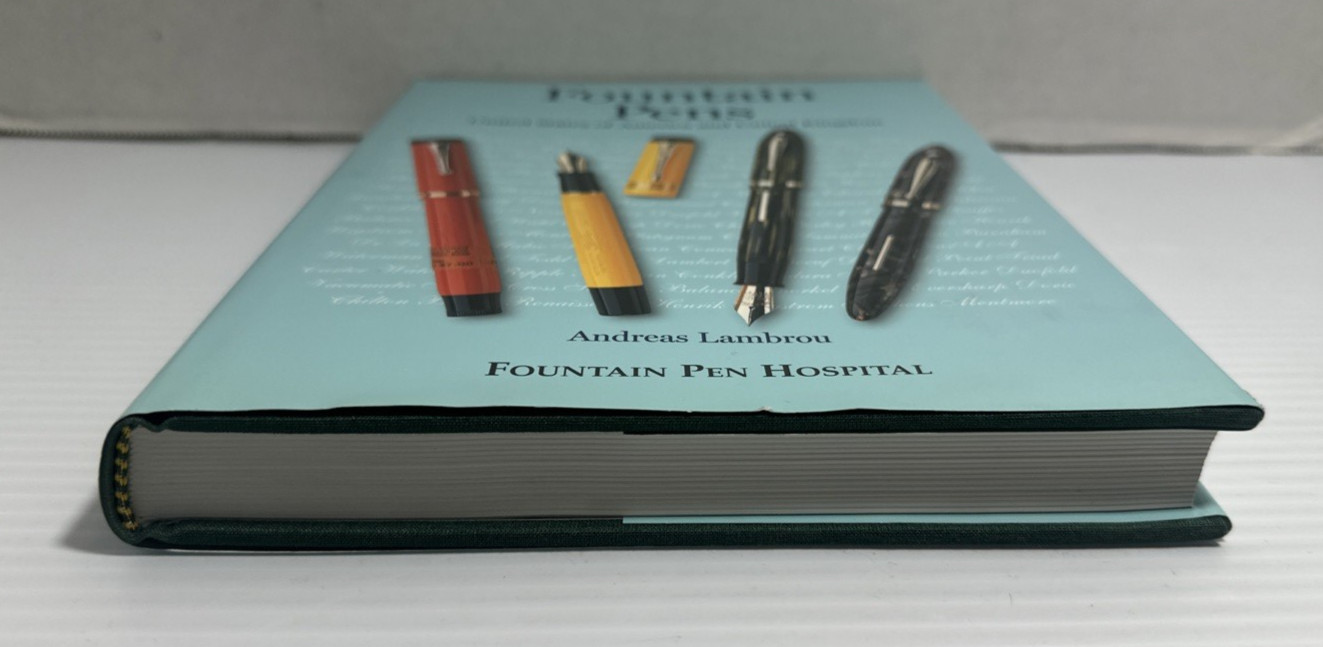 Fountain Pens United States United Kingdom Andreas Lambrou 2000 HC DJ History