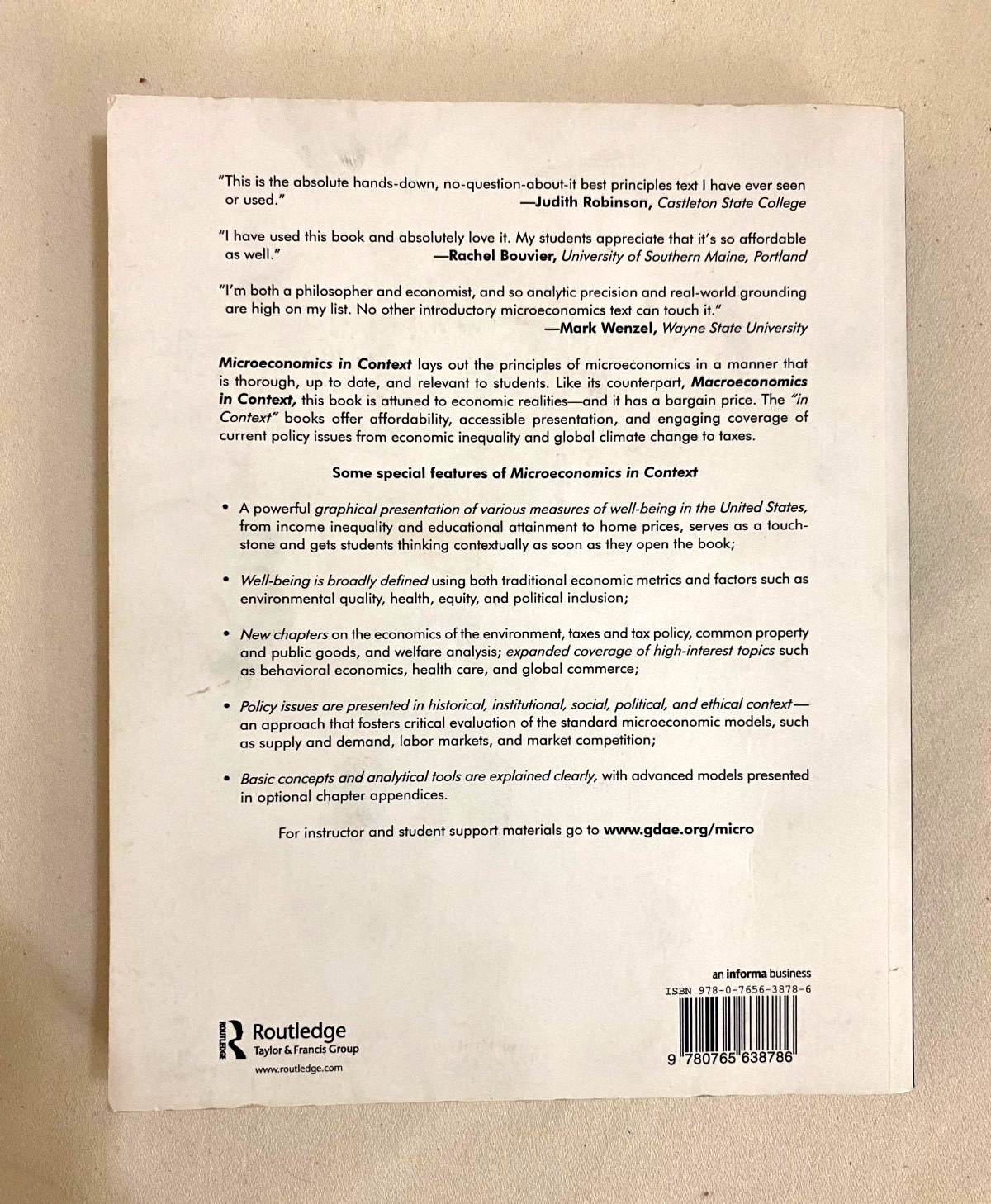 MICROECONOMICS IN CONTEXT, 3rd Edition by Neva Goodwin & Jonathan M. Harris Mint