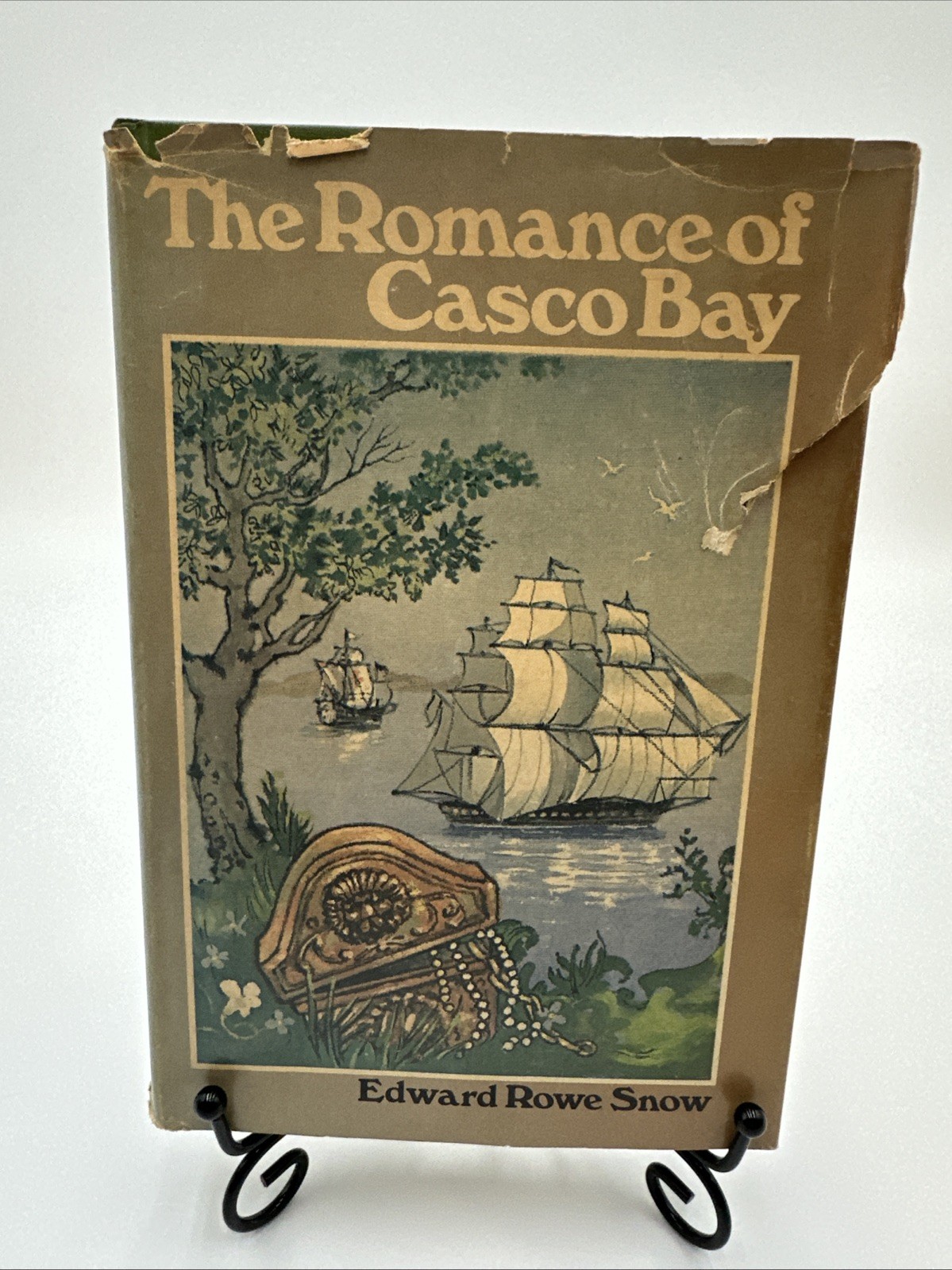The Romance of Casco Bay Edward Rowe Snow 1975 SIGNED BY AUTHOR HC/DJ Maine