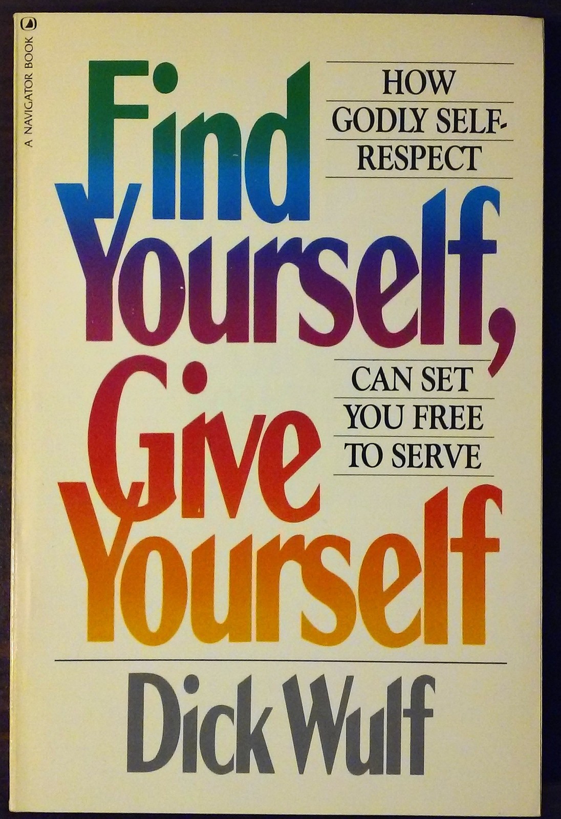 Find Yourself, Give Yourself – Dick Wulf – Good – See condition notes