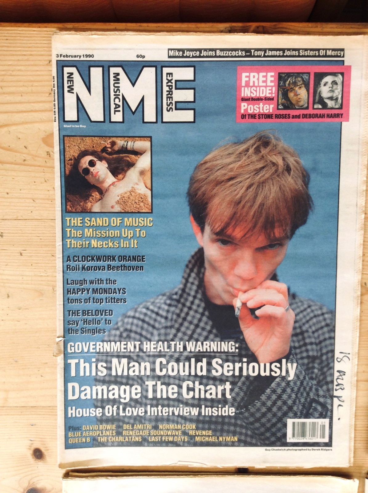 NME. New Musical Express Magazines. February 1990. Four issues. No Posters.