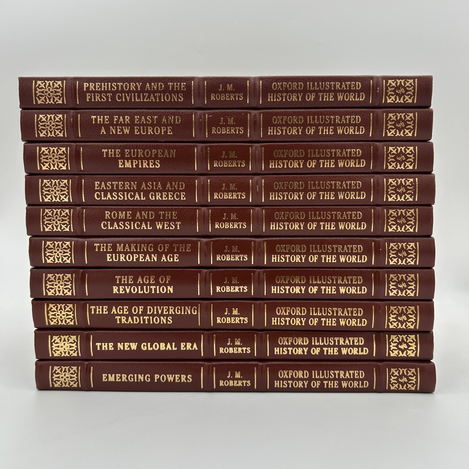 Oxford Illustrated History of the World Easton Press Complete 10 Vol Set