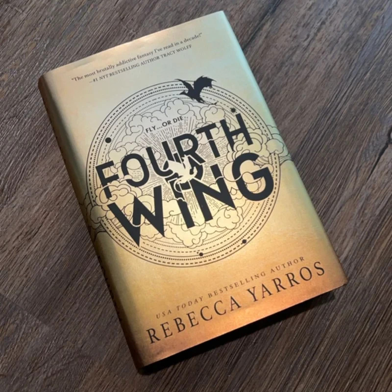 Fourth Wing by Rebecca Yarros Hardcover Like New Empyrean Book