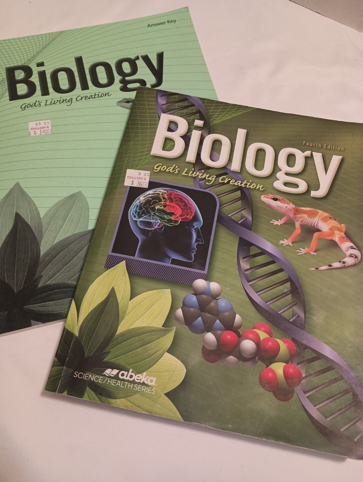 Abeka Biology Student Textbook & Teacher Keys 4th Edition