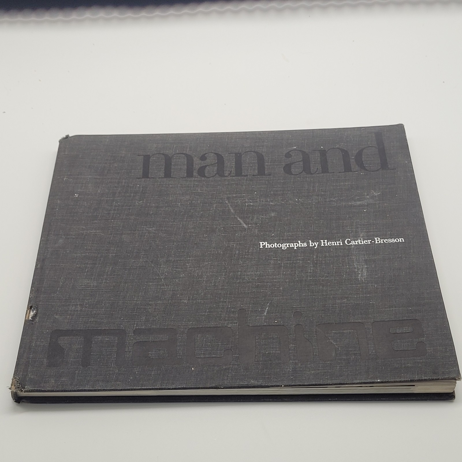 Photographs By Henri Cartier Bresson Man and Machine 1969 IBM Book See Photos