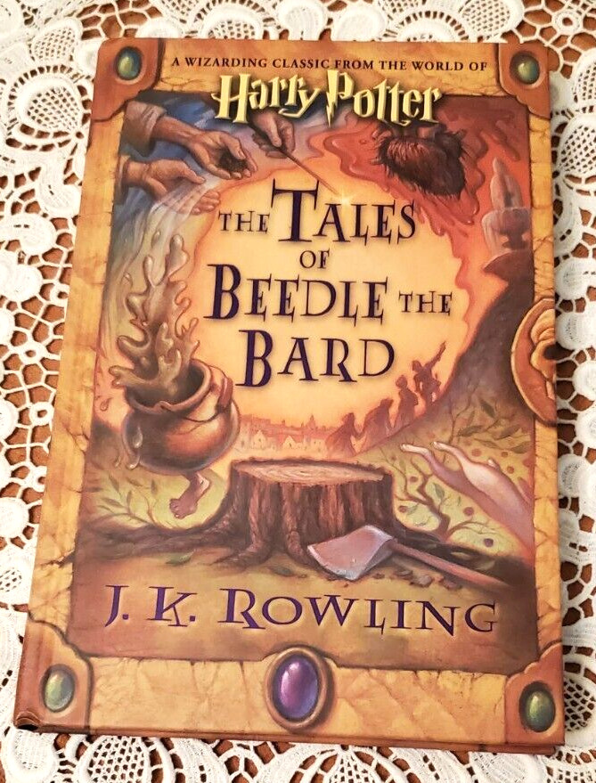 JK Rowling The Tales Of Beedle The Bard Harry Potter 1st Ed 1st Print Full #Line
