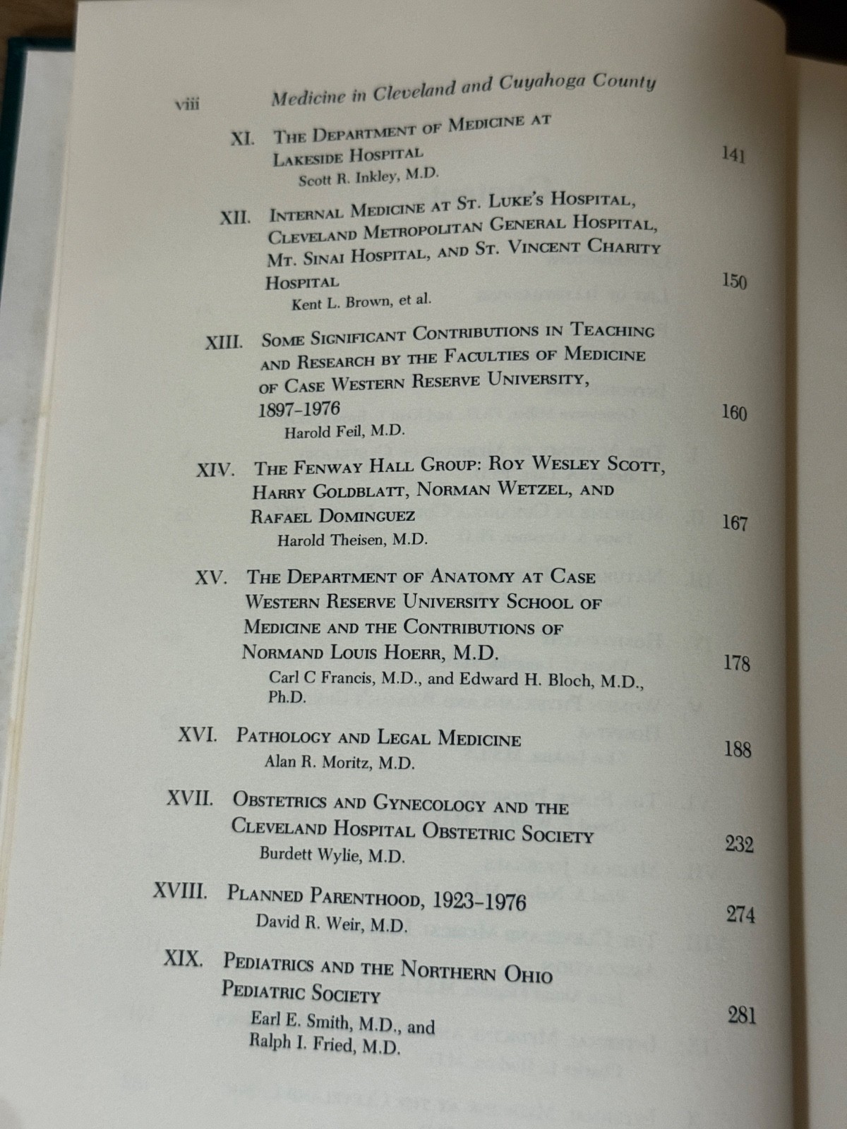 Medicine in Cleveland 1810-1976 Cuyahoga County TRW Cleveland Clinic History HC
