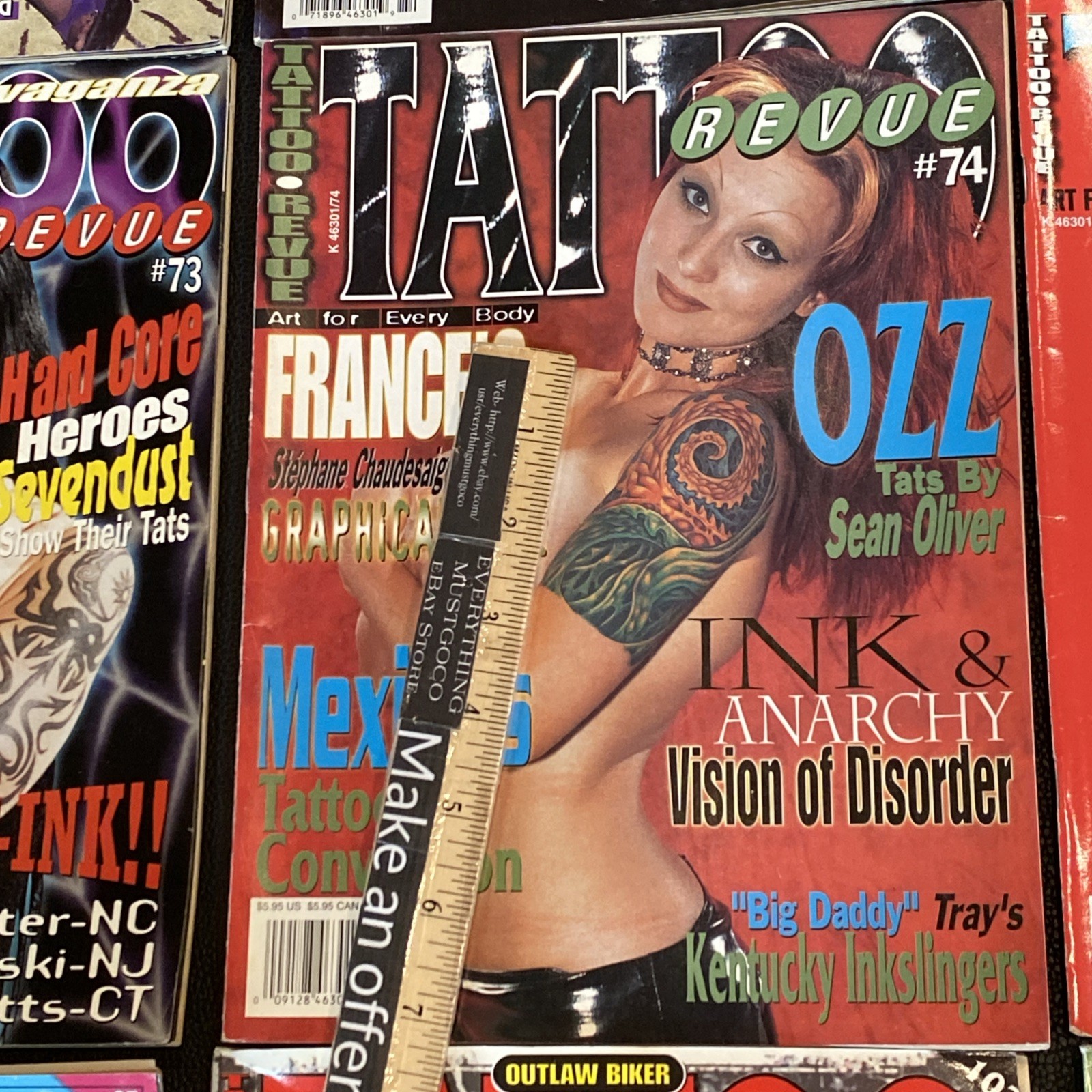 Lot of 17 Issue Vintage Tattoo Revue Magazine Late 1990s 2000s Ink Design Ideas