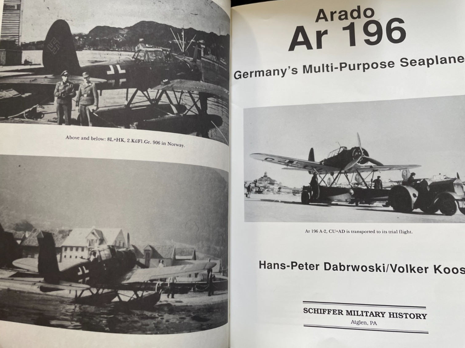 Arado 196, Waffen Arsenal Paperback by Hans-Peter Dabrowski #9780887404818