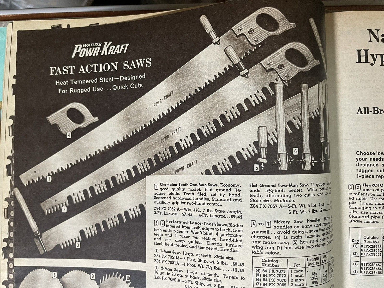 1966 Montgomery Ward Farm Catalog 180 Pages HARDCOVER Desk copy Tractors Saddles