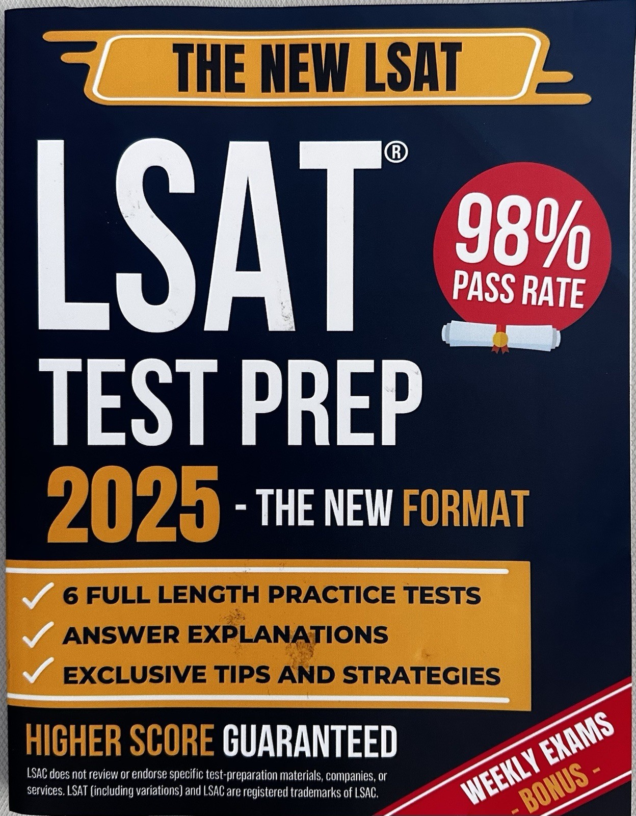 Kaplan LSAT Test Prep 2025 Study Guide PB 2025 ISBN 9798339525677